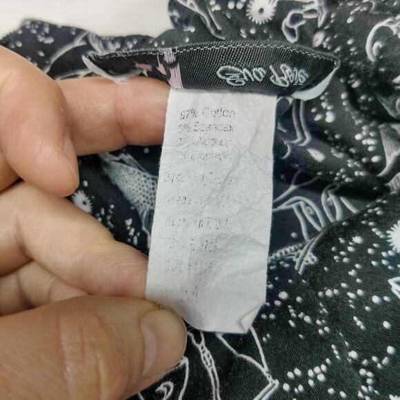 Eva Rose Zodiac Astrology Black Celestial Retro Mini Dress Medium Rockabilly - Picture 8 of 12